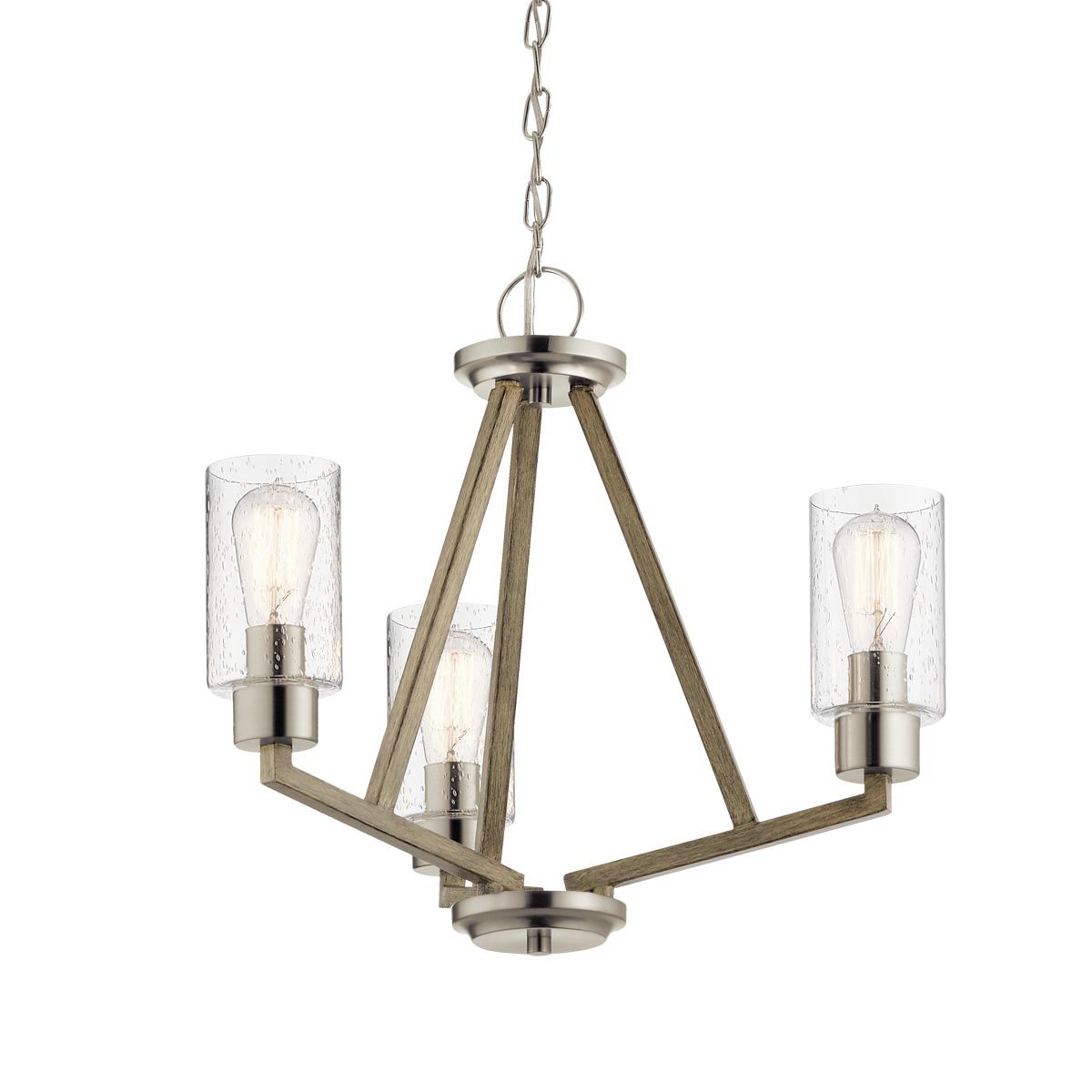 Langham Triple Chandelier - Grey