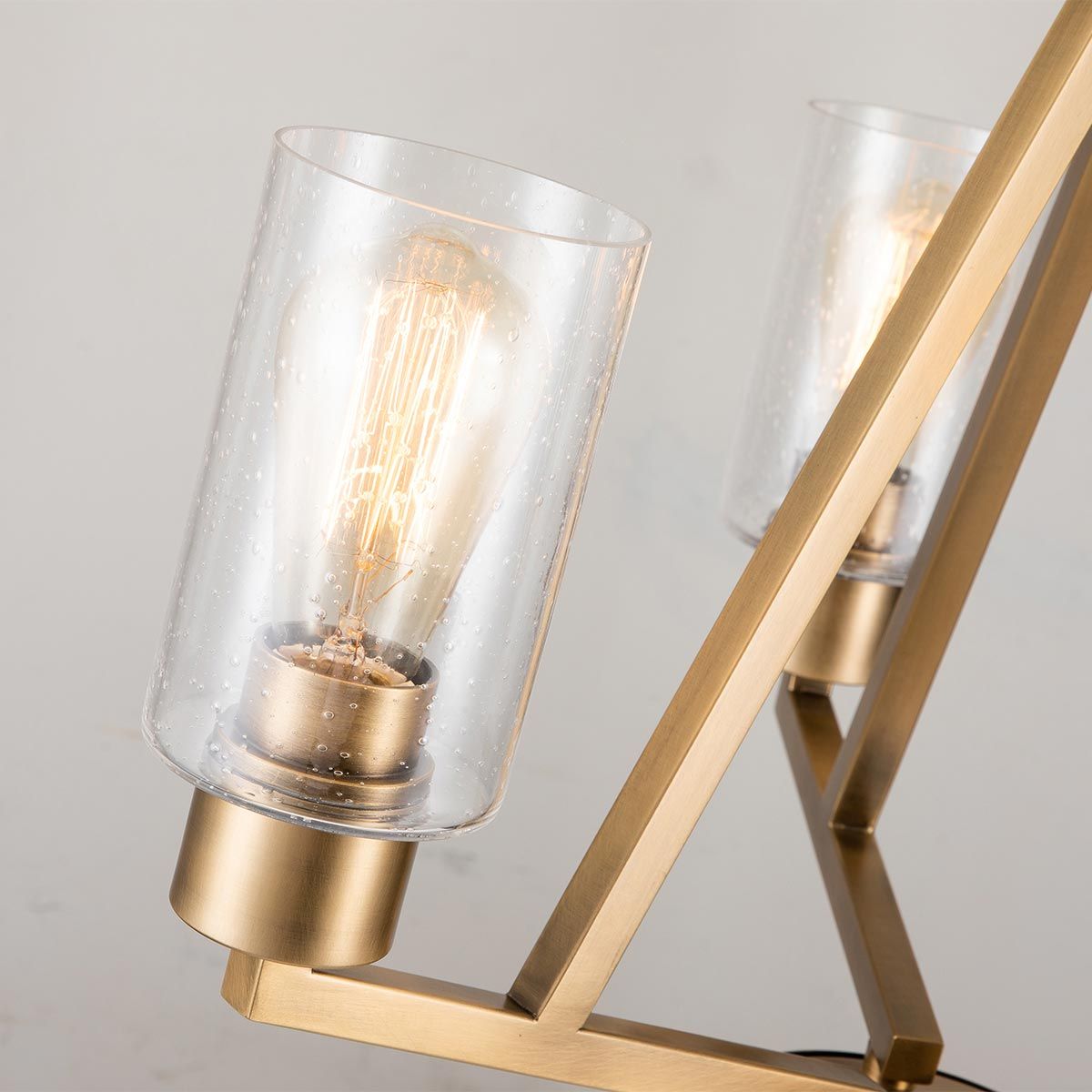 Langham Triple Chandelier - Brass