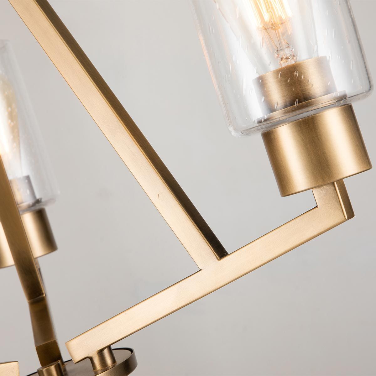 Langham Triple Chandelier - Brass