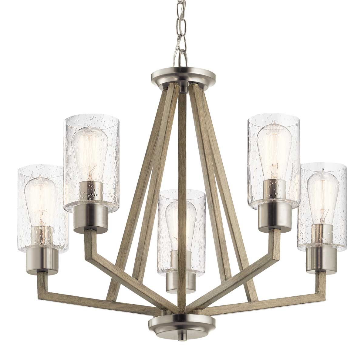 Langham 5 Light Chandelier - Grey