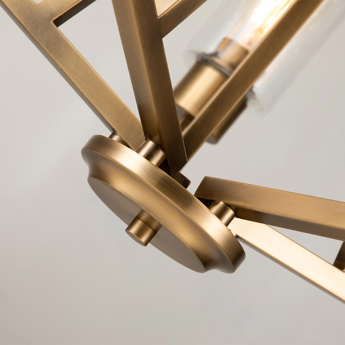 Langham 5 Light Chandelier - Brass