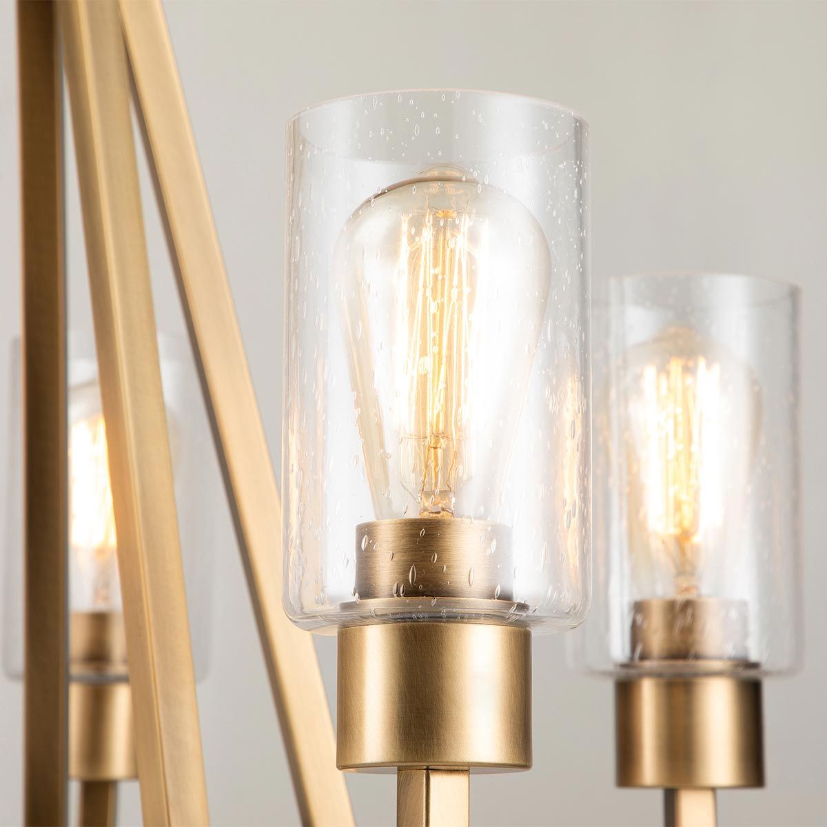 Langham 5 Light Chandelier - Brass