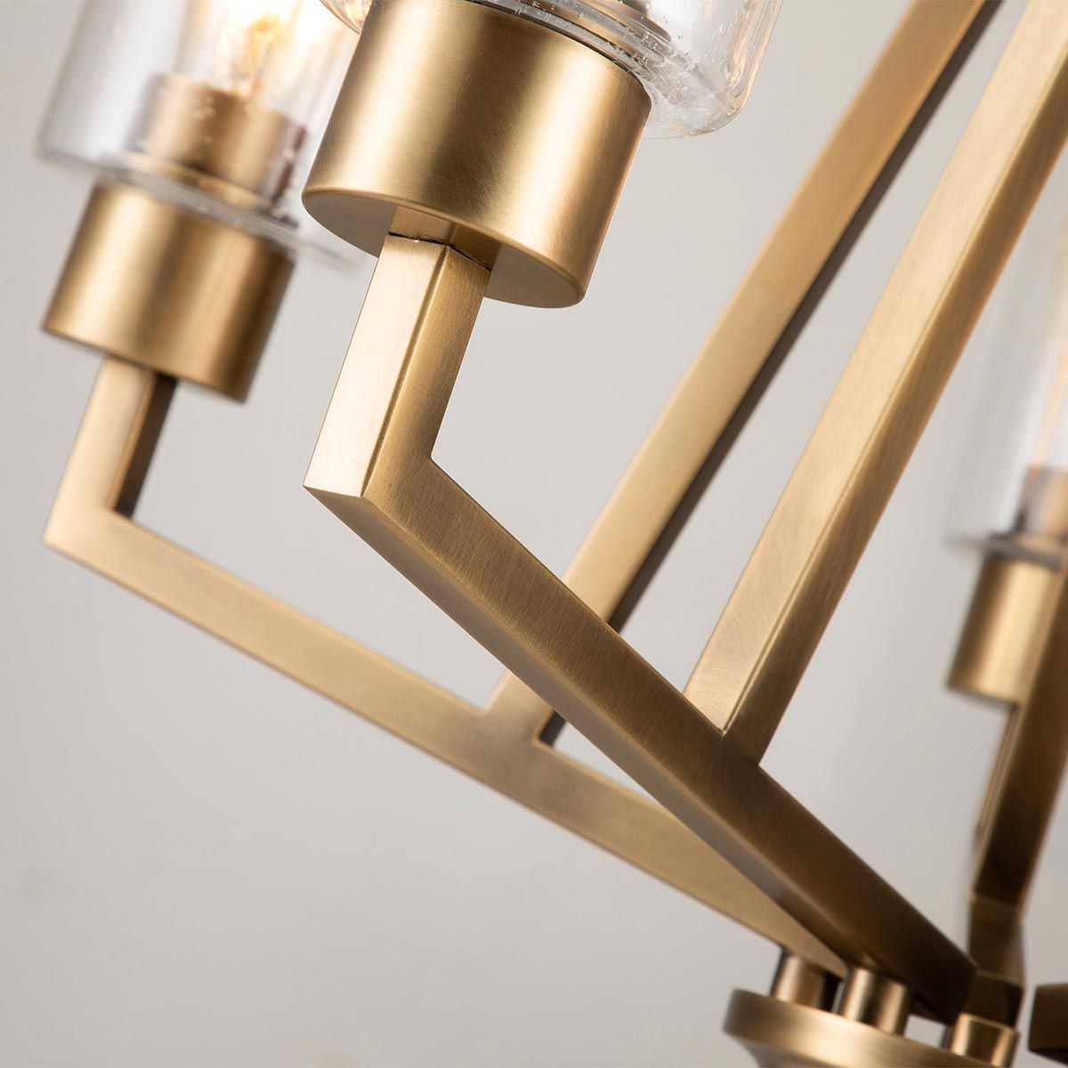 Langham 5 Light Chandelier - Brass