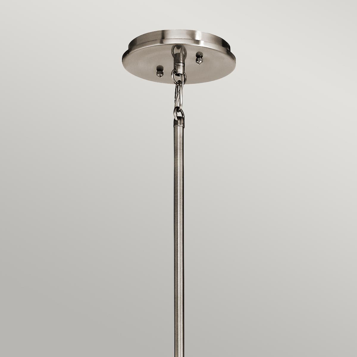 Mori 4 Light Chandelier/Semi Flush Ceiling Light - Pewter