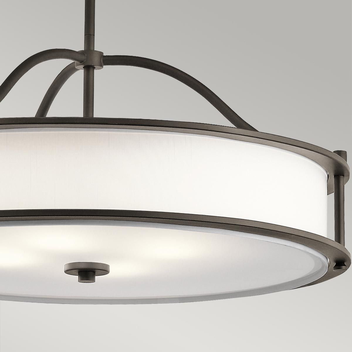 Mori 4 Light Chandelier/Semi Flush Ceiling Light - Bronze