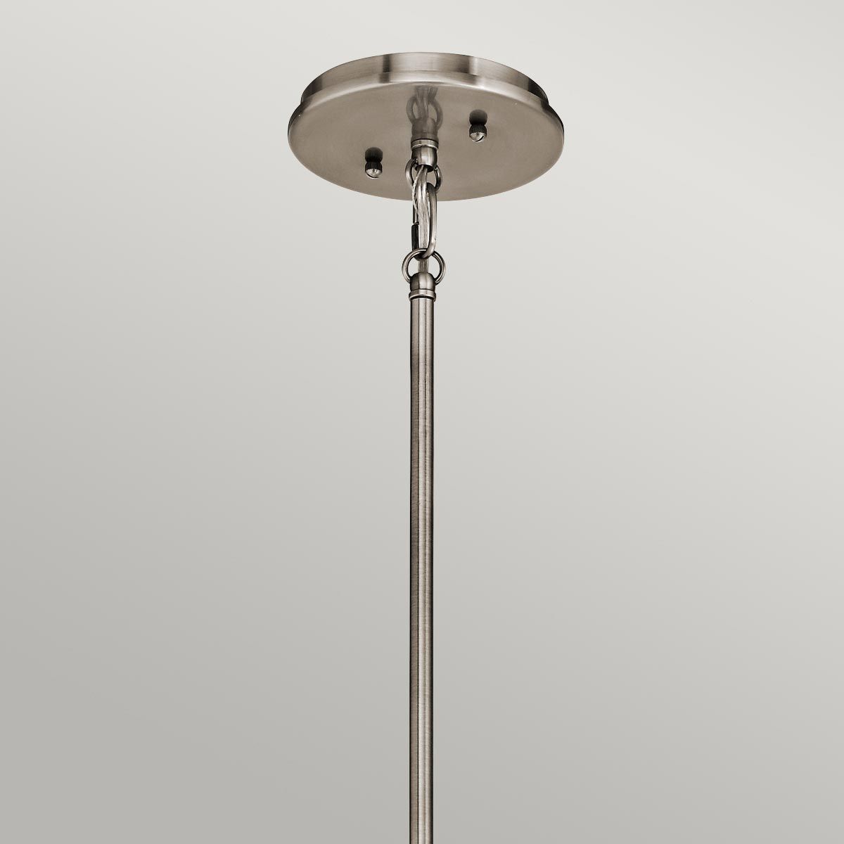 Mori Triple Pendant Light/Semi Flush Ceiling Light - Pewter