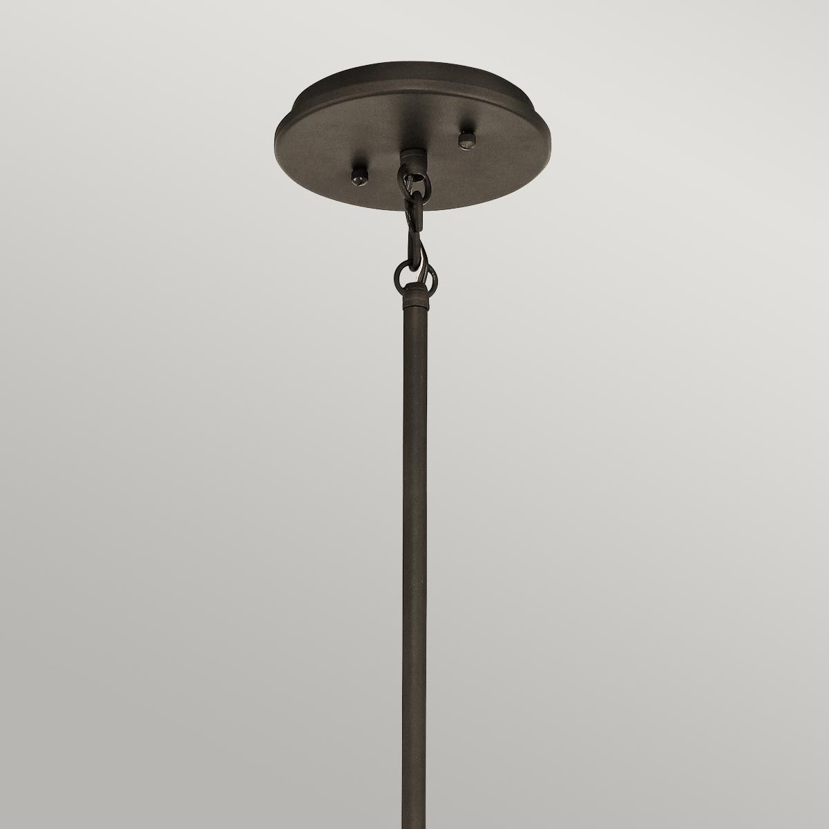 Mori Triple Pendant Light/Semi Flush Ceiling Light - Bronze