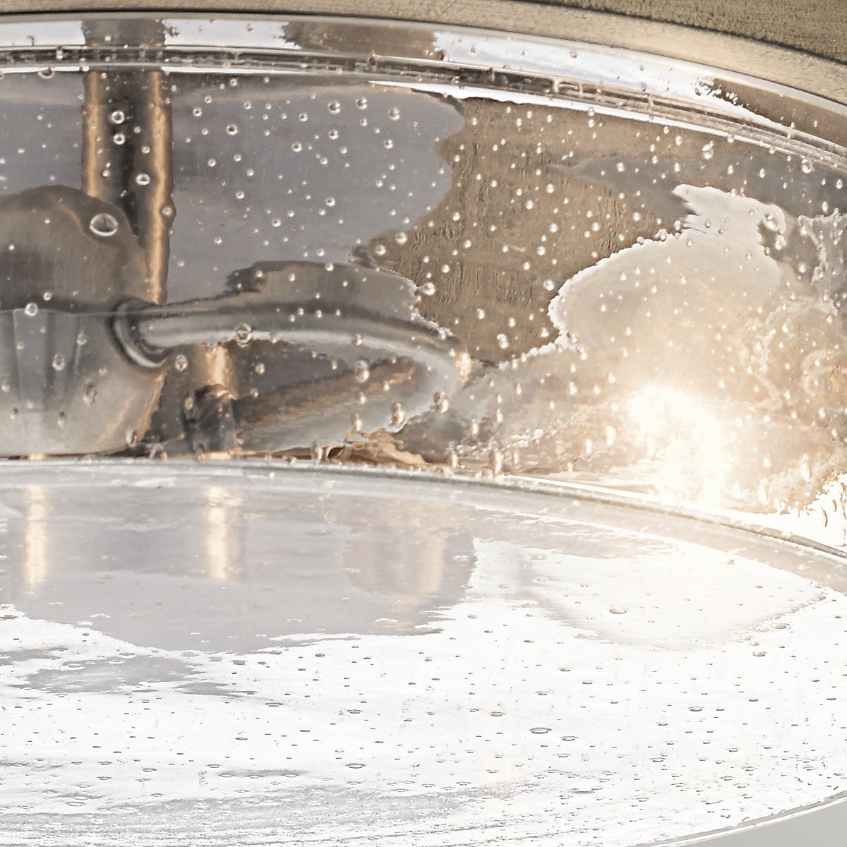Grand Bank Double Semi Flush Ceiling Light - Grey