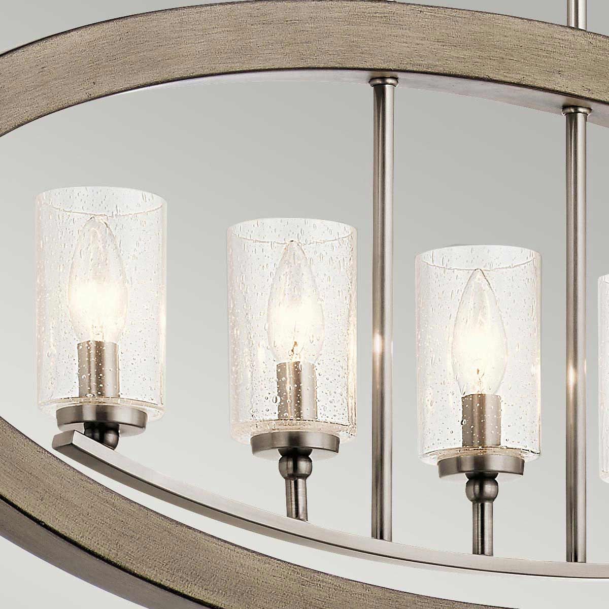 Grand Bank 5 Light Chandelier - Grey