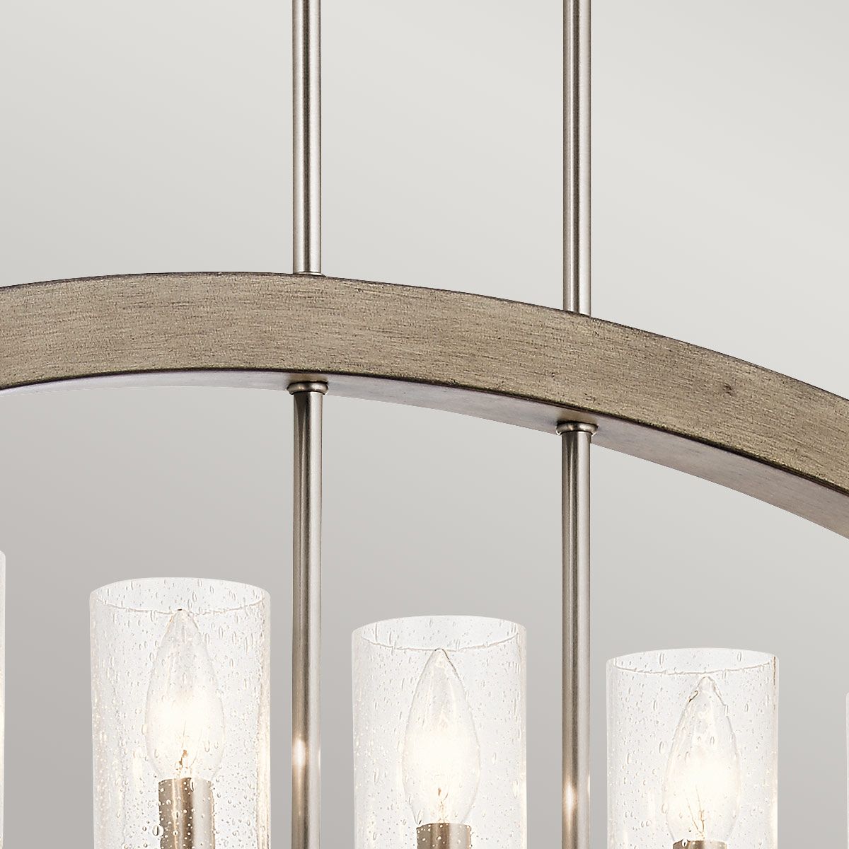 Grand Bank 5 Light Chandelier - Grey