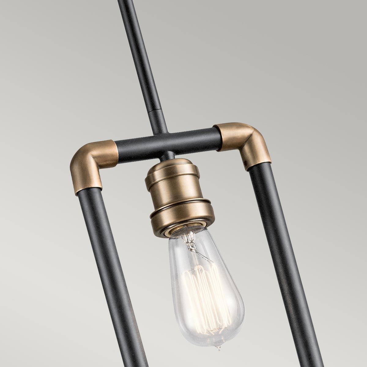 Cooper Piped Single Mini Pendant Light