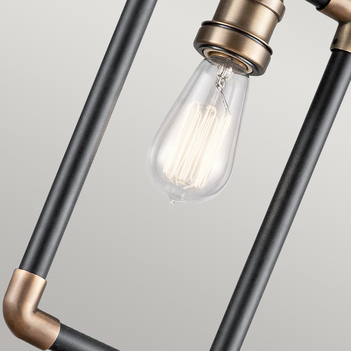 Cooper Piped Single Mini Pendant Light