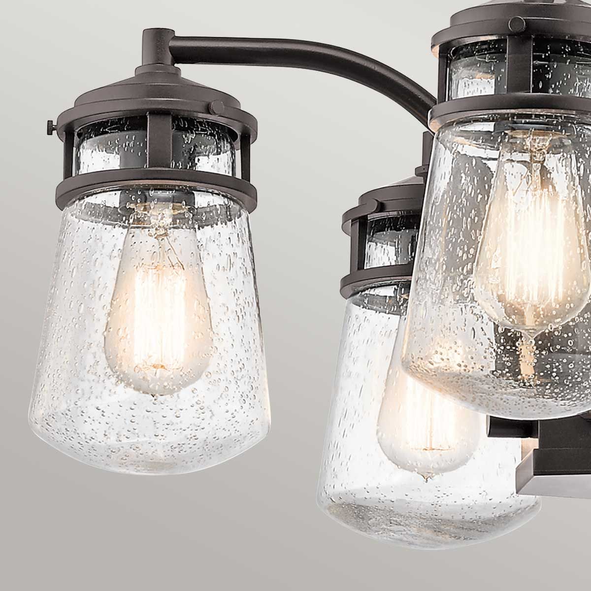 Lyndon 5 Light Outdoor Chandelier - Bronze