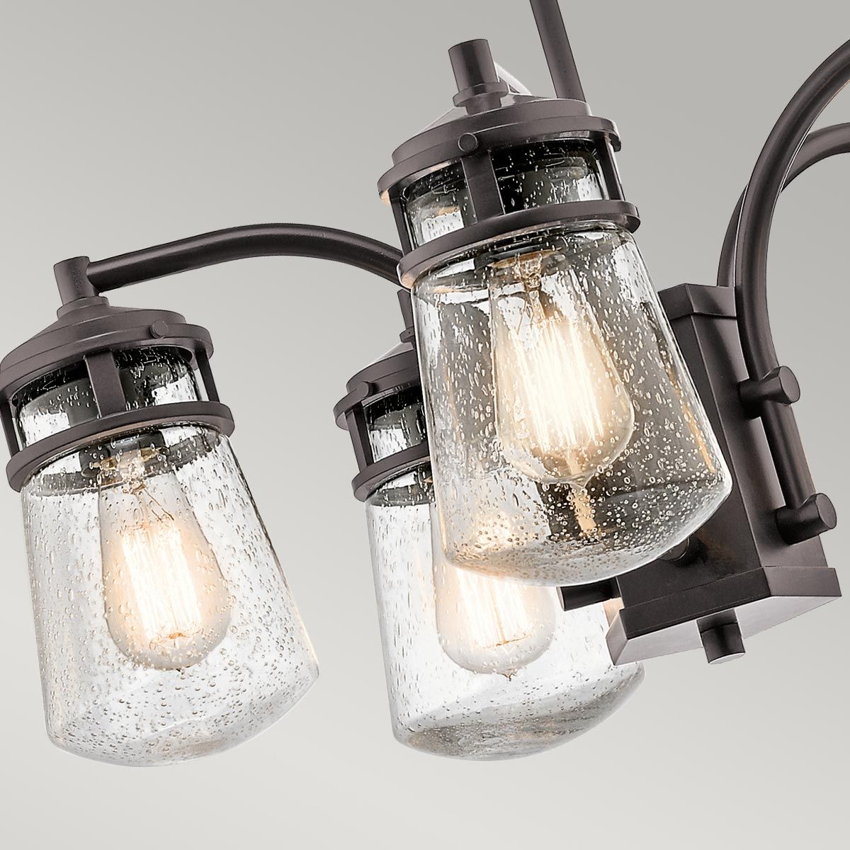 Lyndon 5 Light Outdoor Chandelier - Bronze