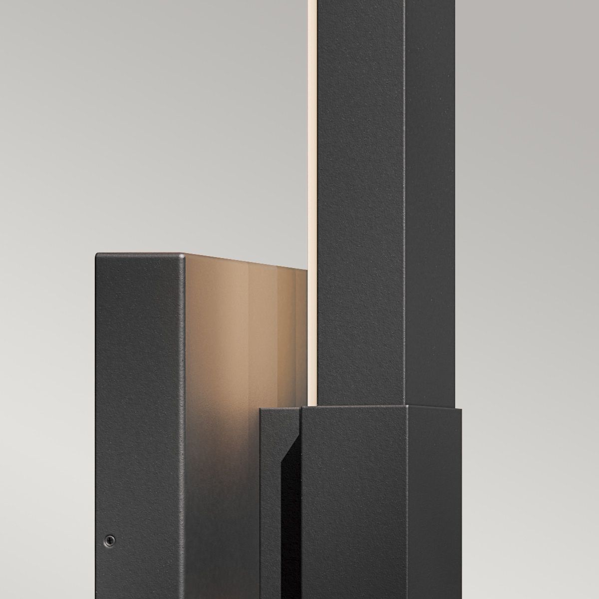 Andorra Large LED Exterior Wall Light - Black