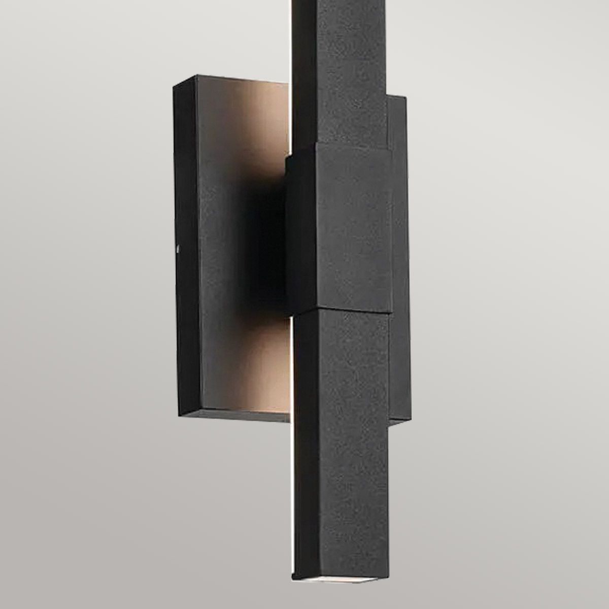 Andorra Medium LED Exterior Wall Light - Black