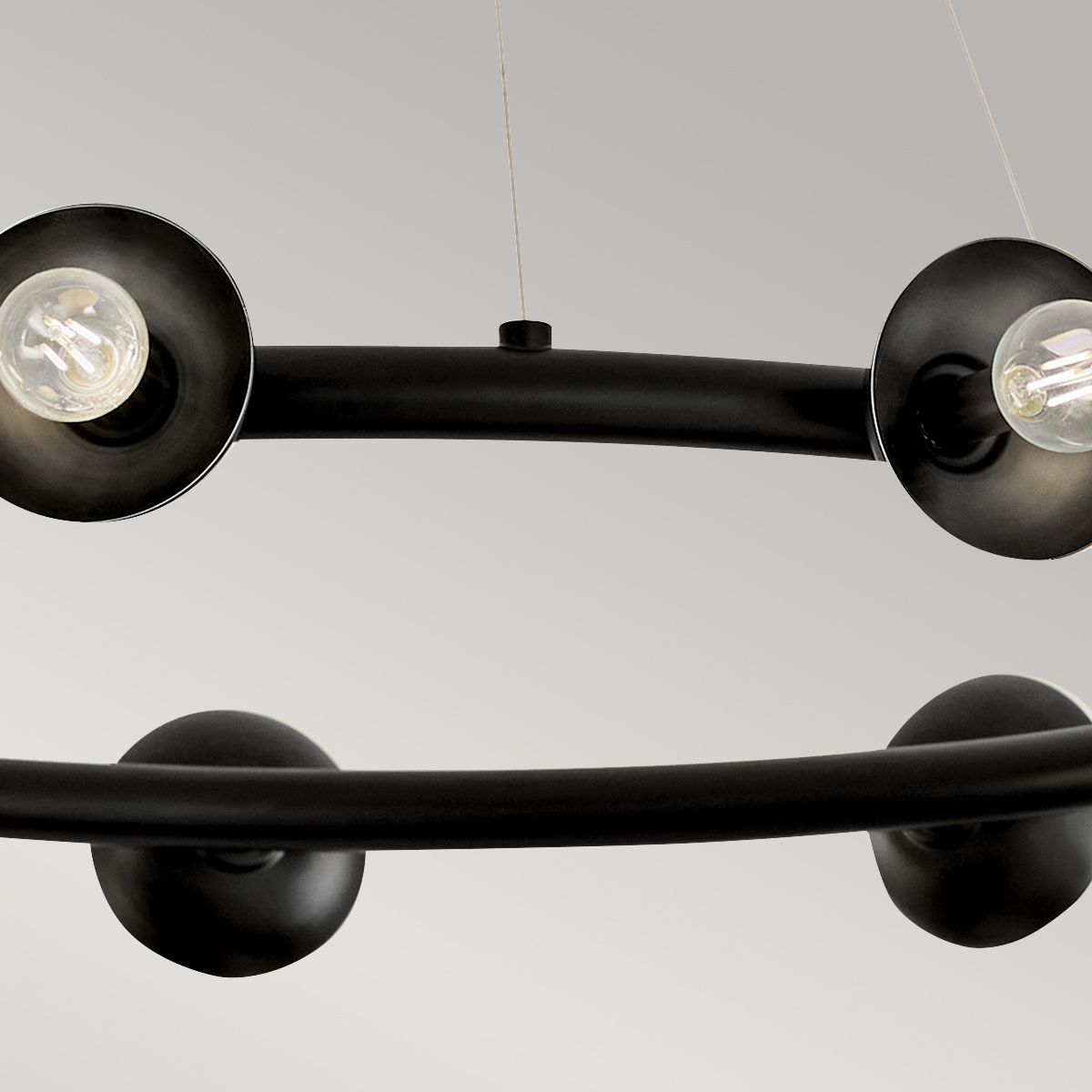 Lucerne 9 Light Chandelier - Black