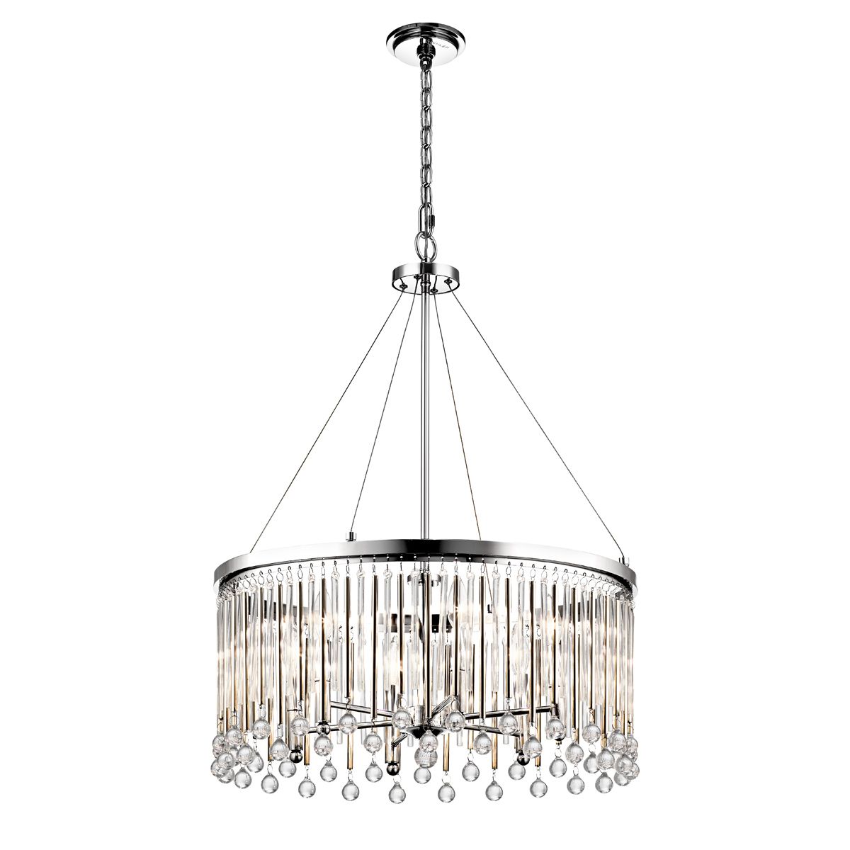 Henley 6 Light Chandelier/Pendant Light - Chrome