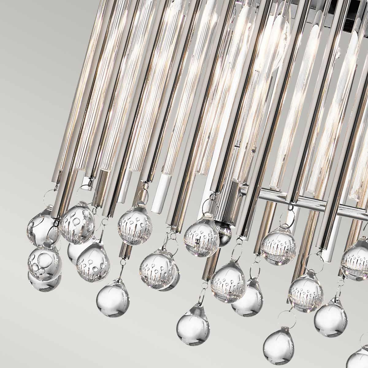 Henley 6 Light Oval Chandelier/Pendant Light - Chrome