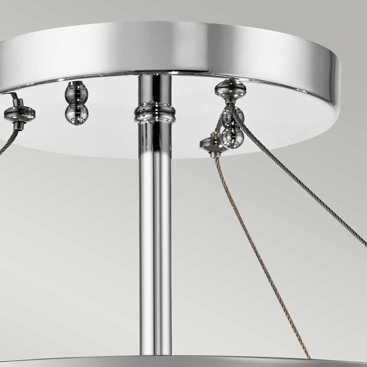 Henley Triple Semi Flush Ceiling Light - Chrome