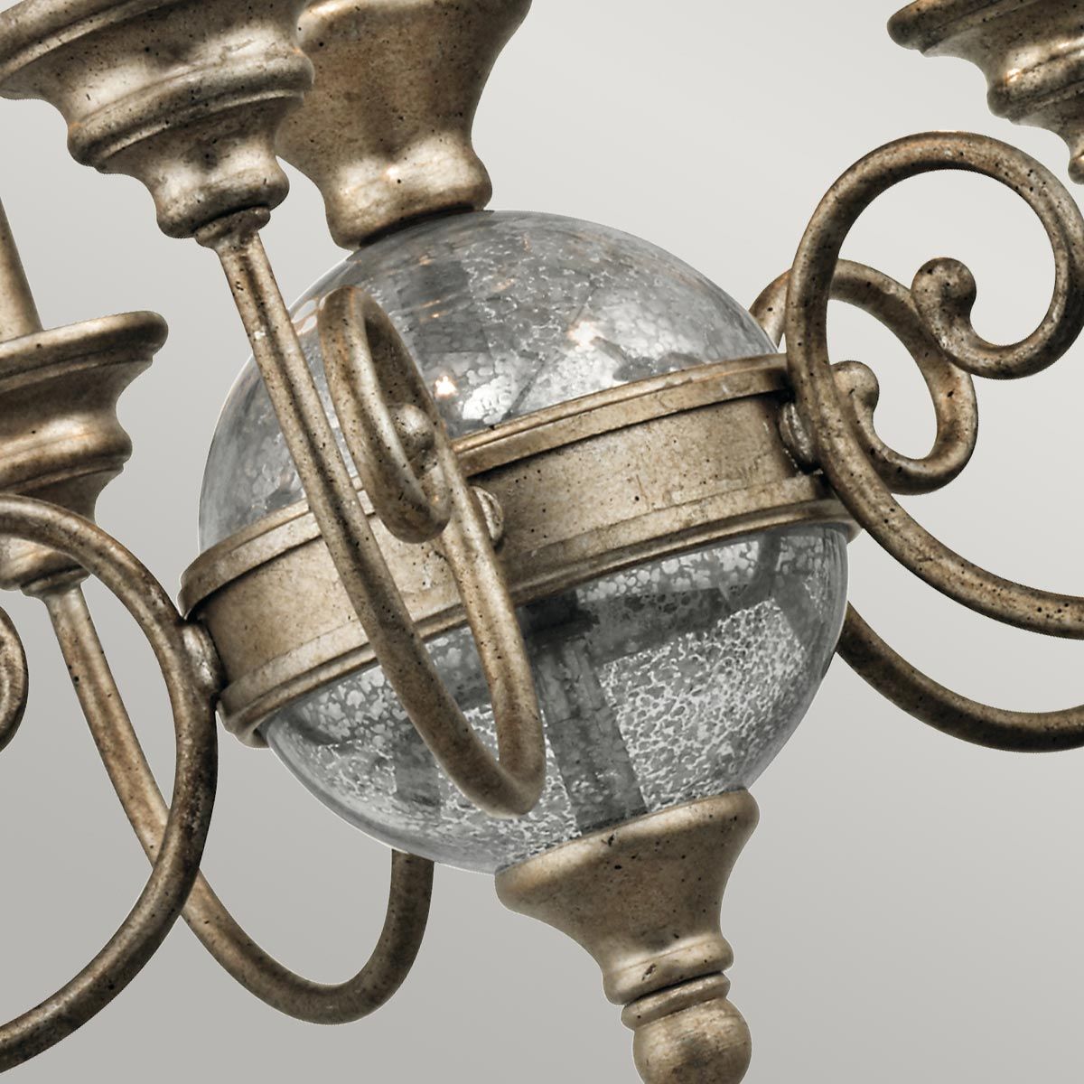 Hoxton lie 5 Light Mini Chandelier - Gold