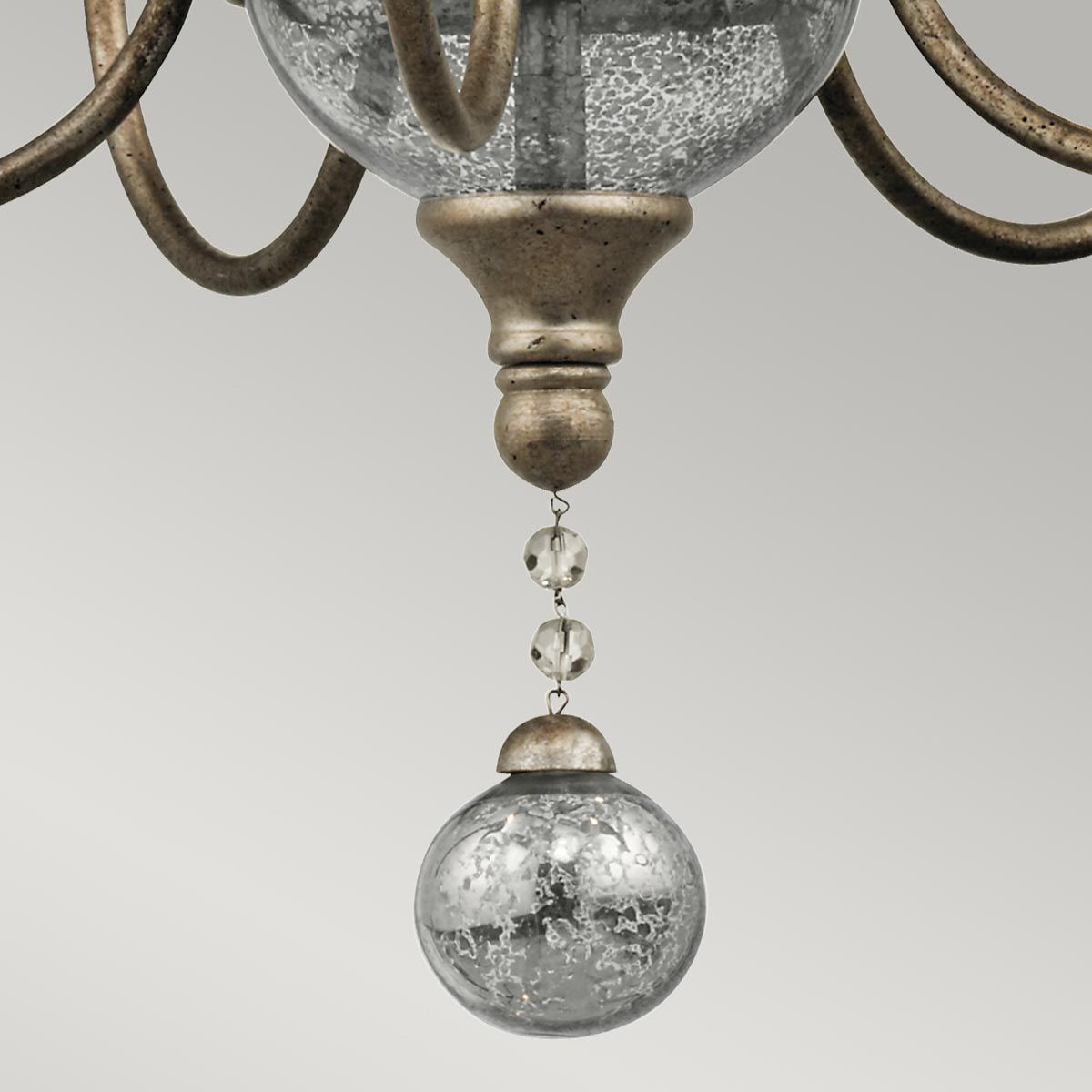 Hoxton lie 5 Light Mini Chandelier - Gold