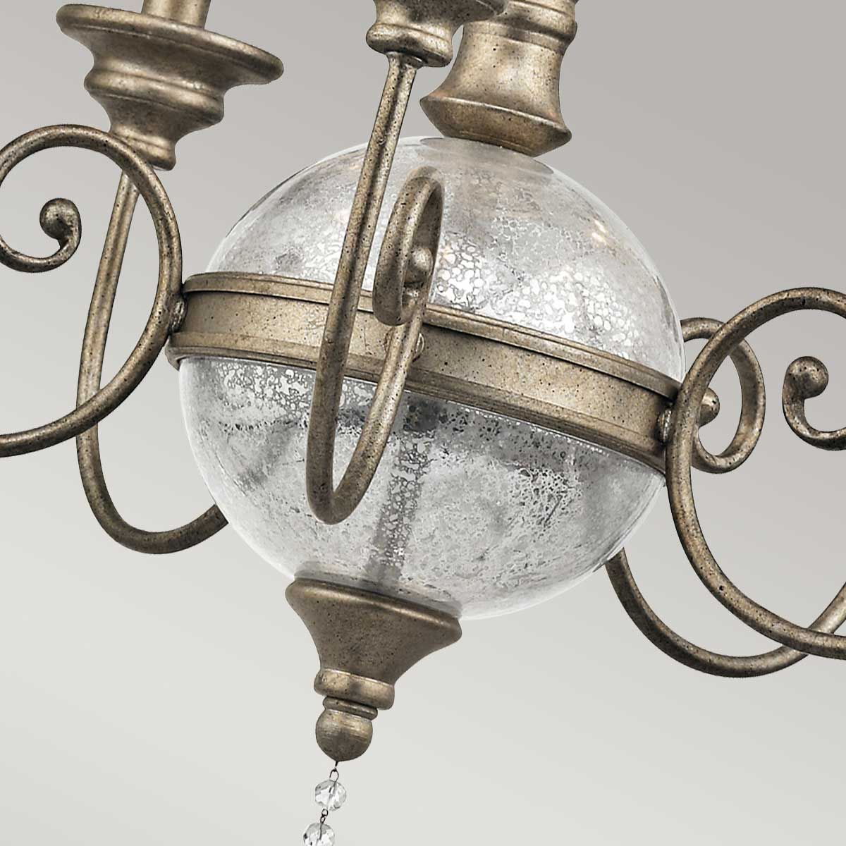 Hoxton lie 5 Light Chandelier - Gold
