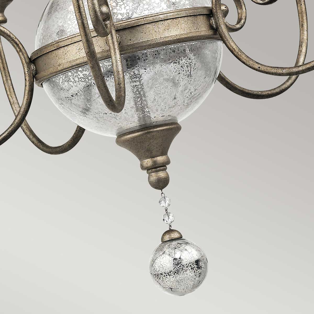 Hoxton lie 5 Light Chandelier - Gold