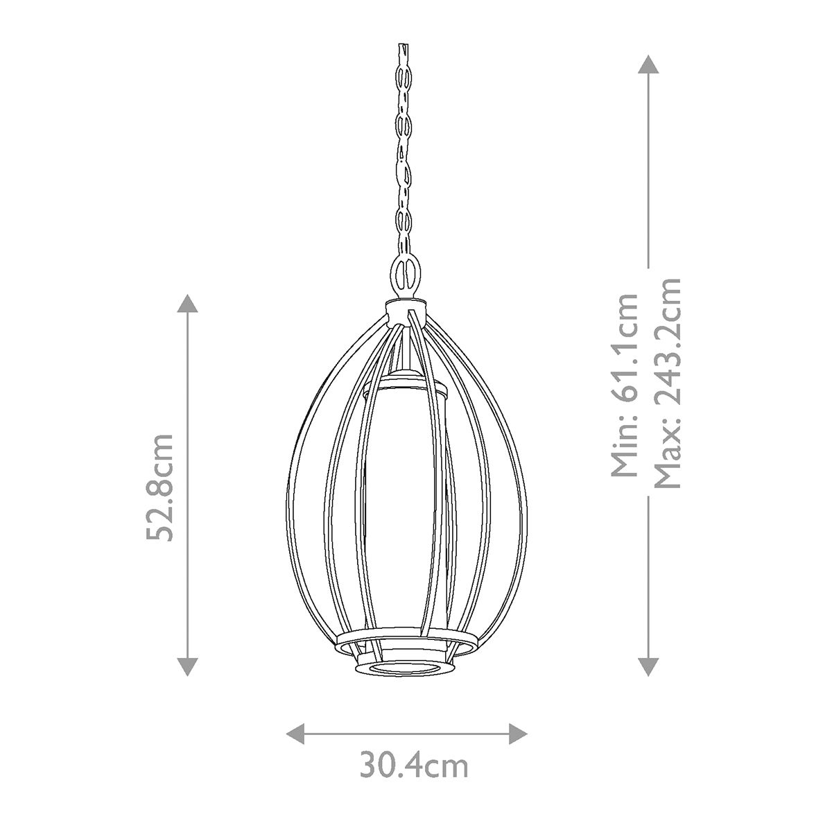 Hoxton lie Single Pendant Light - Gold