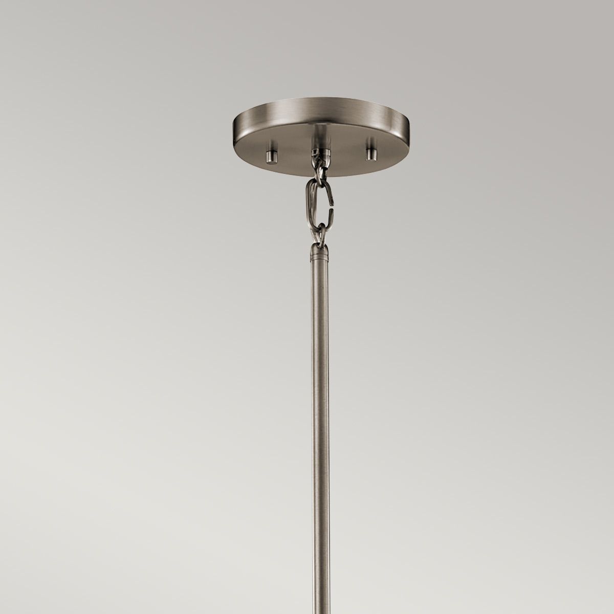 Silver Coral Single Mini Pendant Light - Pewter