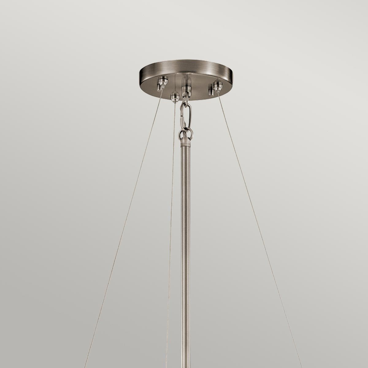 Silver Coral Triple Duo-Mount Pendant Light - Pewter