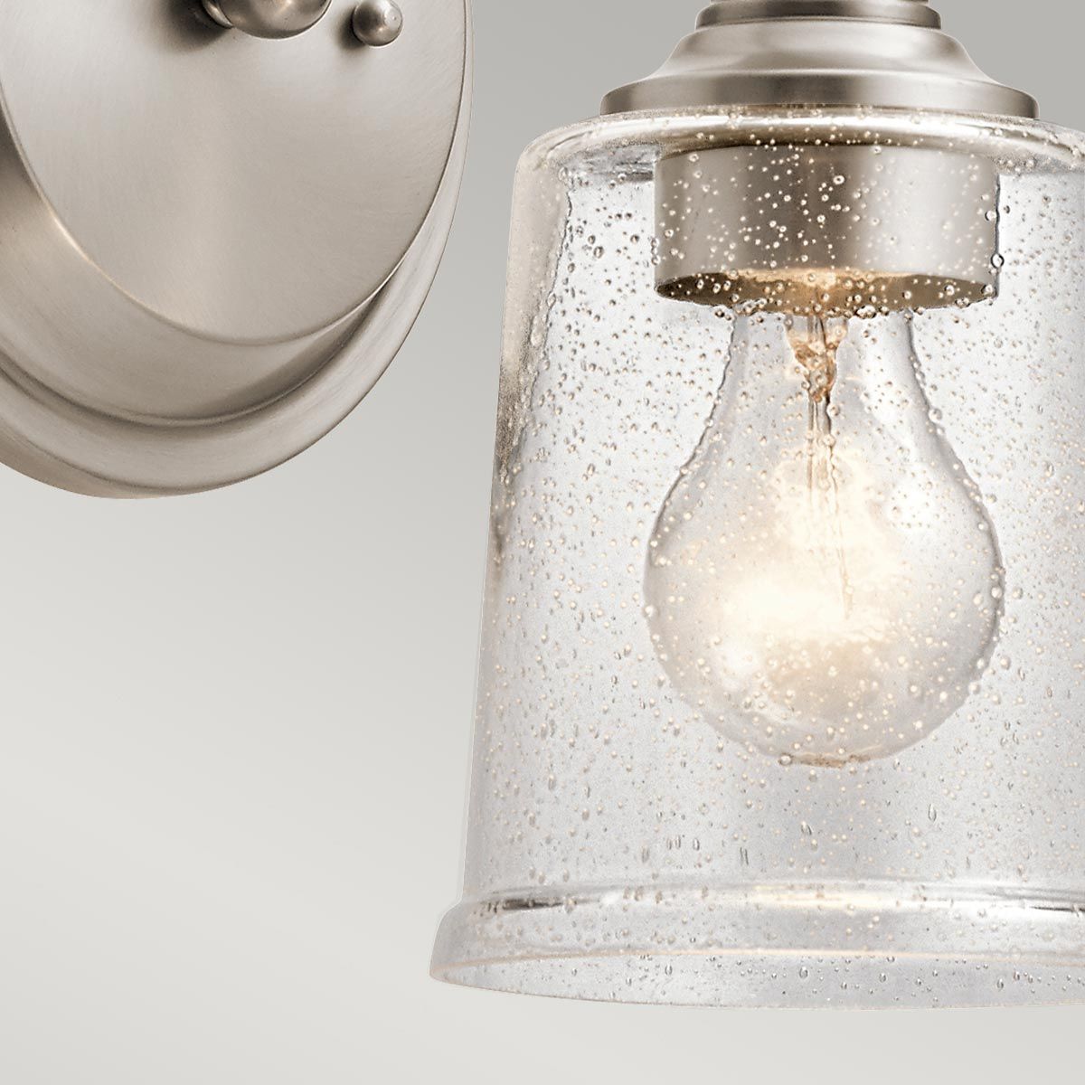 Dalston Single Wall Light - Pewter