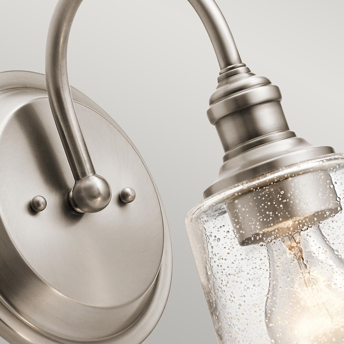 Dalston Single Wall Light - Pewter