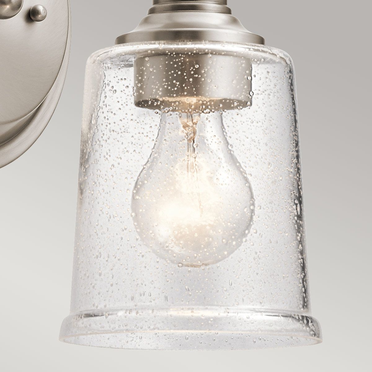 Dalston Single Wall Light - Pewter