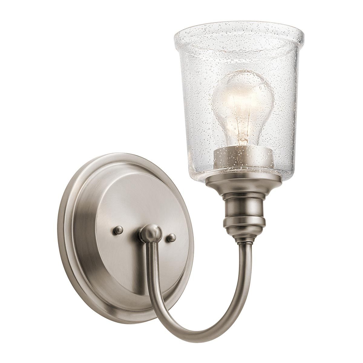 Dalston Single Wall Light - Pewter