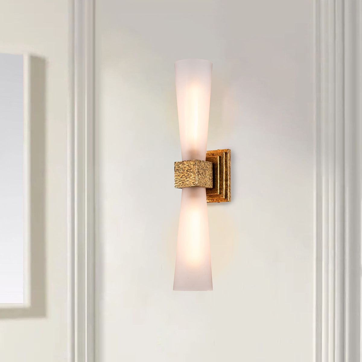 Elstead Kristy Double Wall Light - Gold