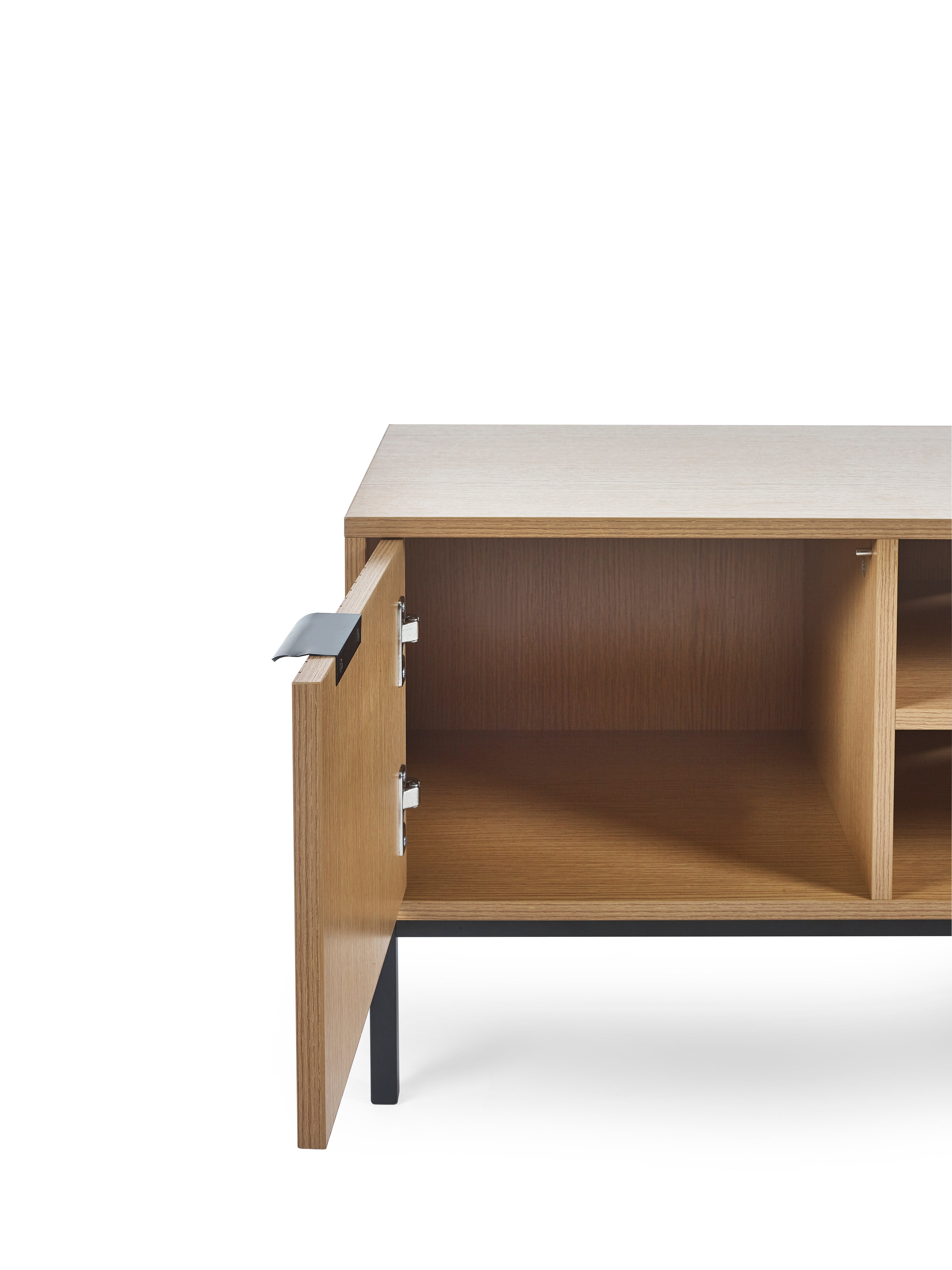 Arya Slatted Oak Wood TV Unit