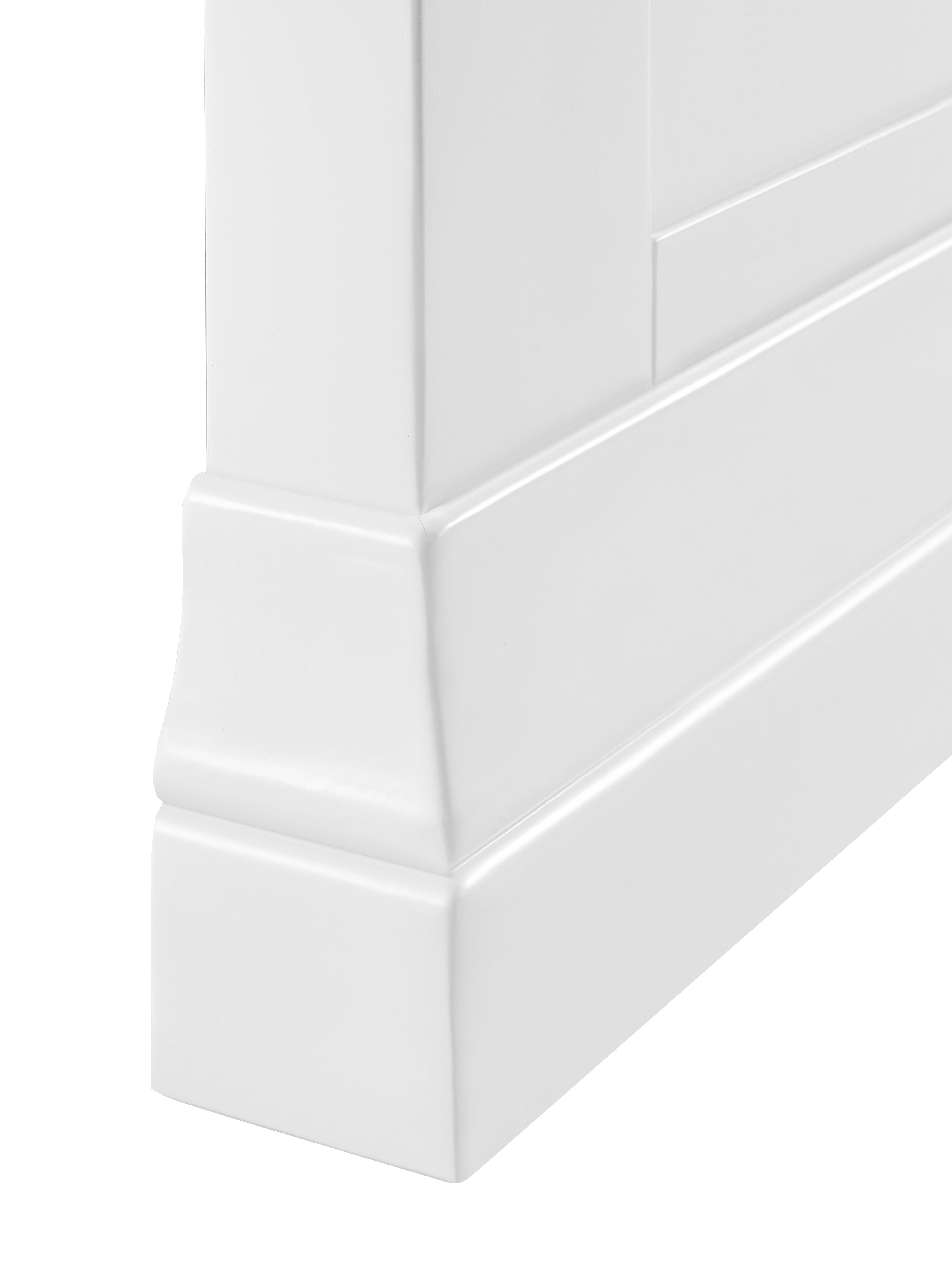 Fidel Surf White Wood King Bed