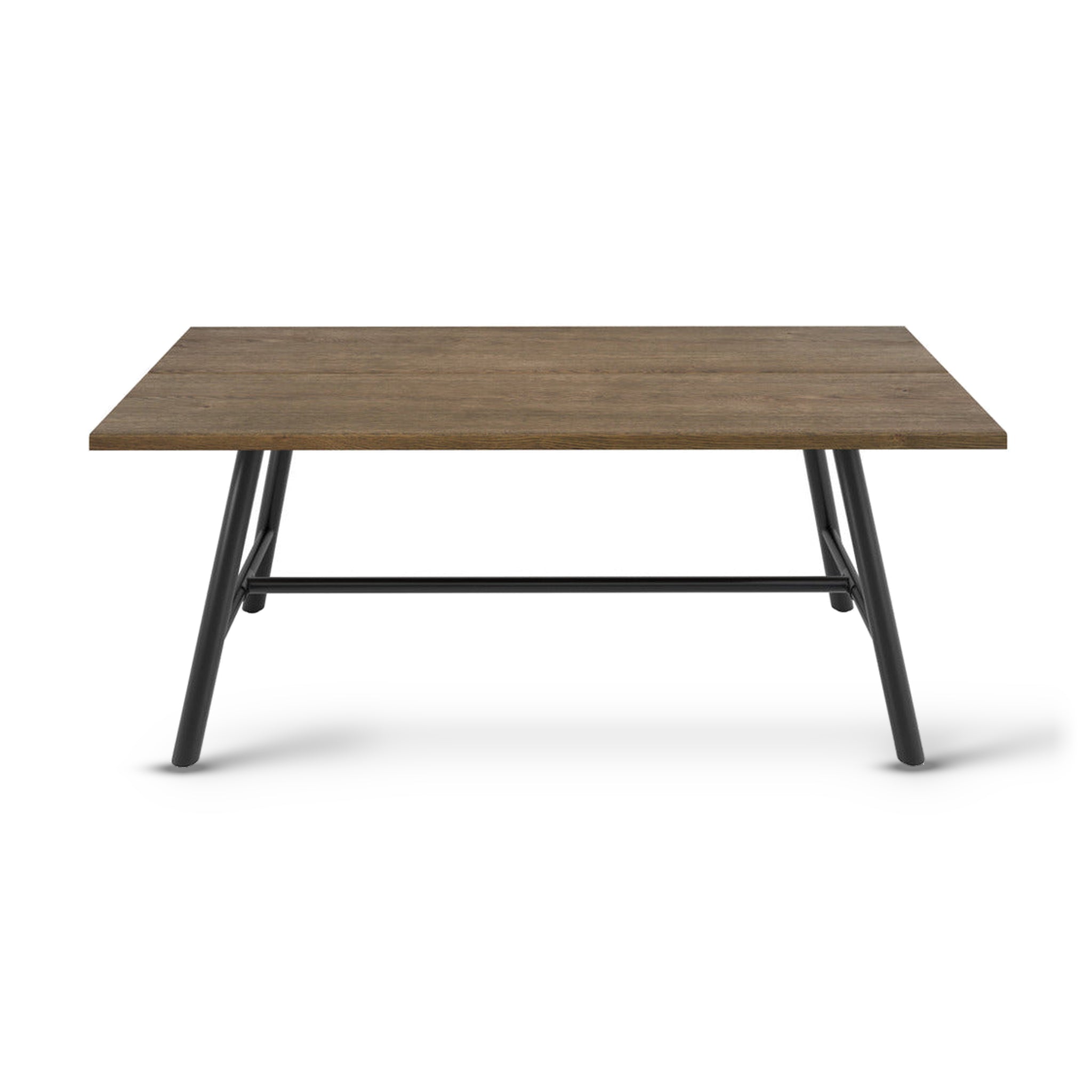 Louie Coffee Brown Wood Dining Table 200cm