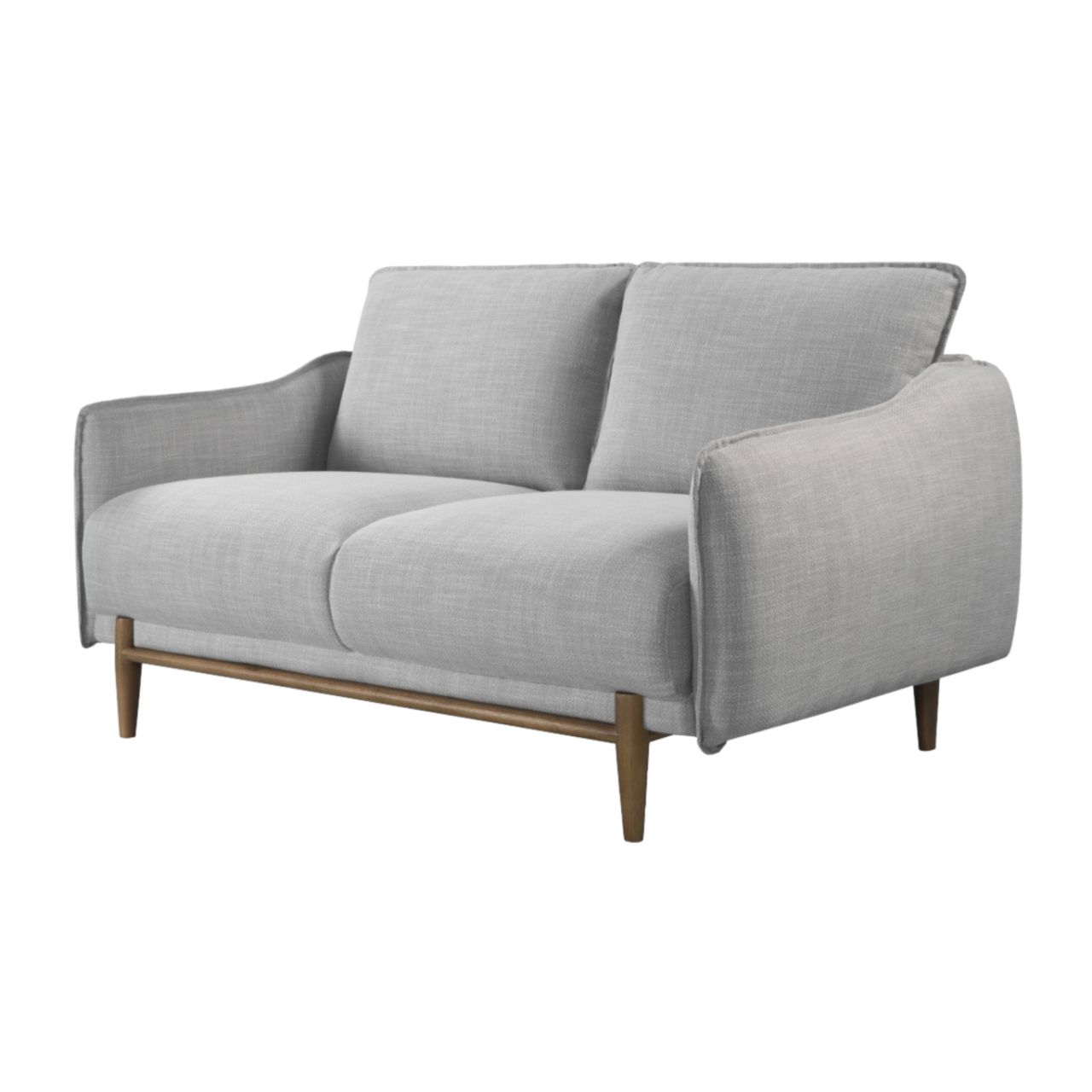 Louie Ash Grey Linen Sofa | 2 Seater