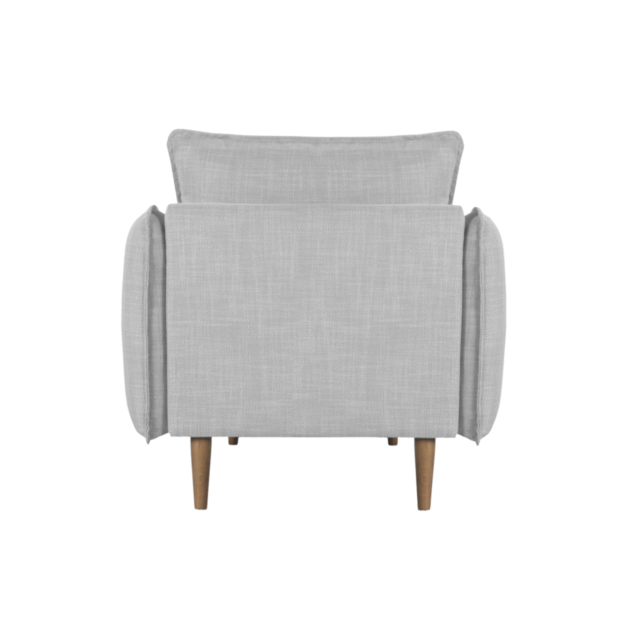Louie Ash Grey Linen Armchair