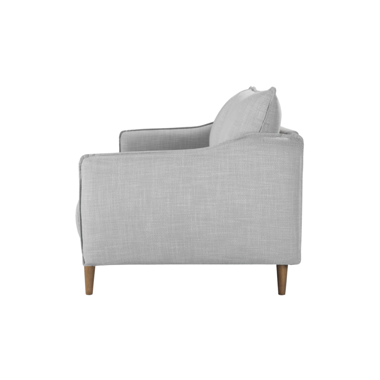 Louie Ash Grey Linen Sofa | 2 Seater