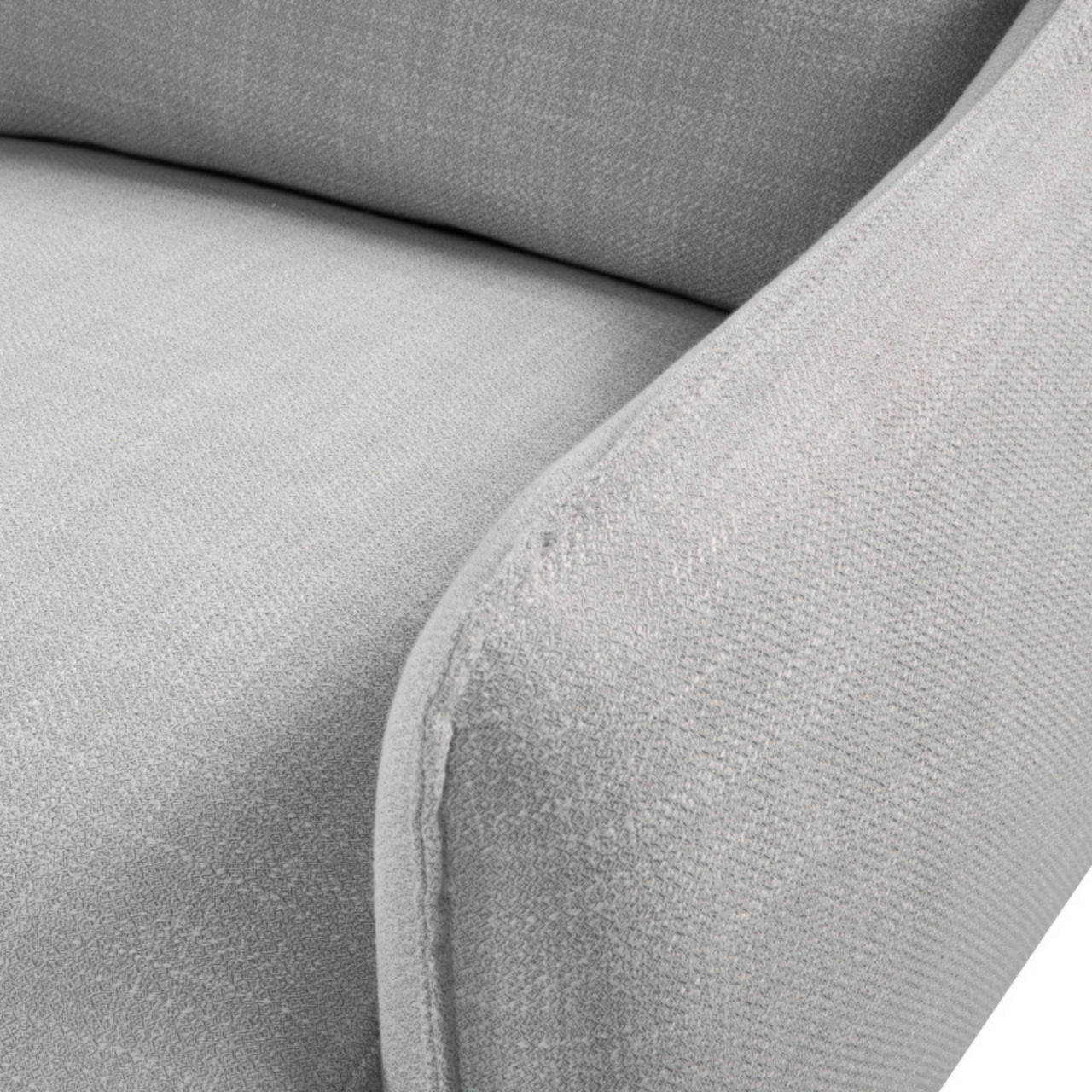 Louie Ash Grey Linen Sofa | 2 Seater