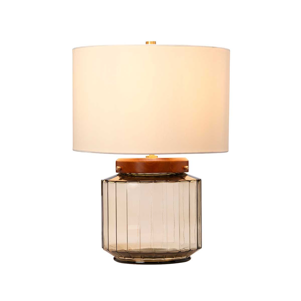Cobble Table Lamp - Smoke