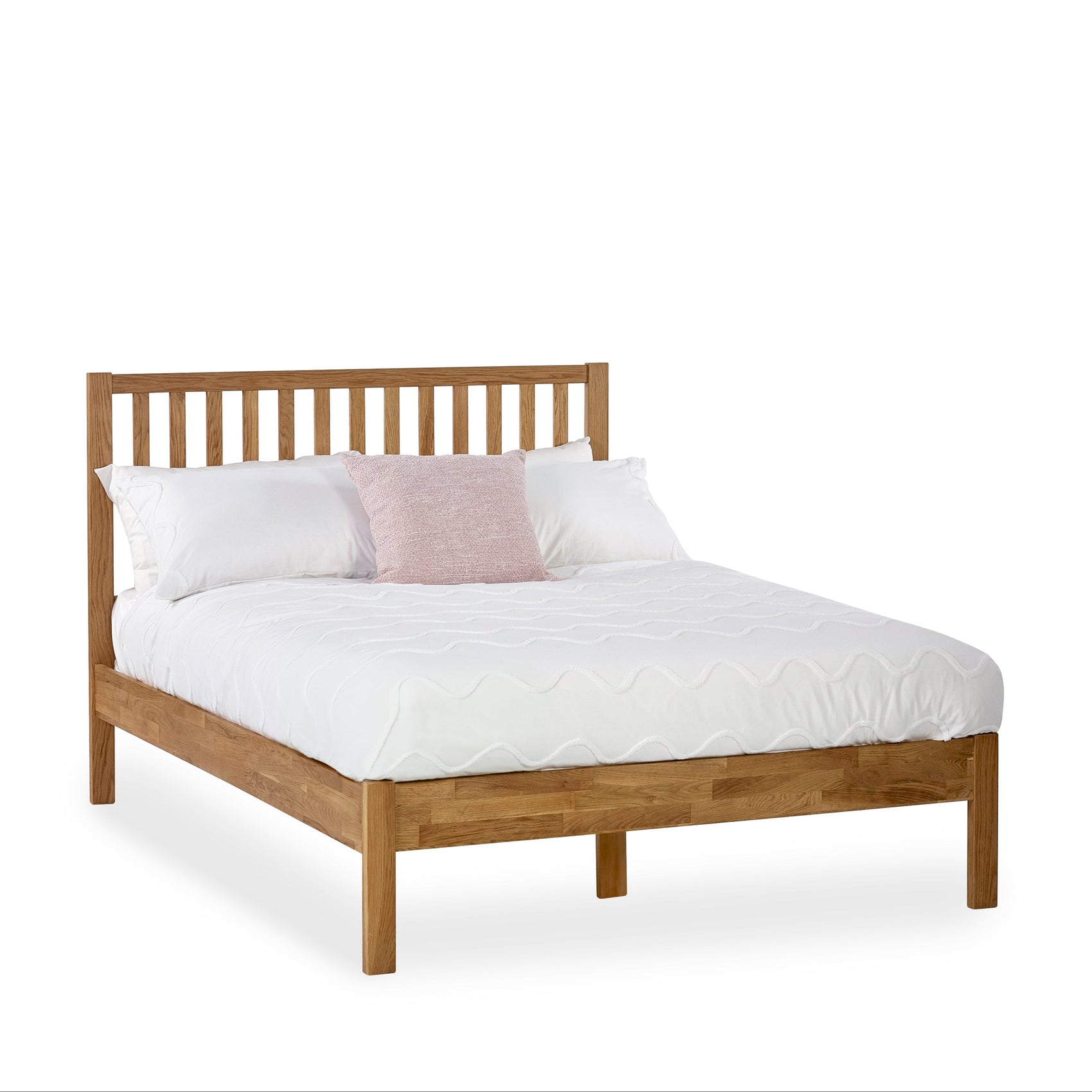 Osborne Solid Oak Wood Double Bed