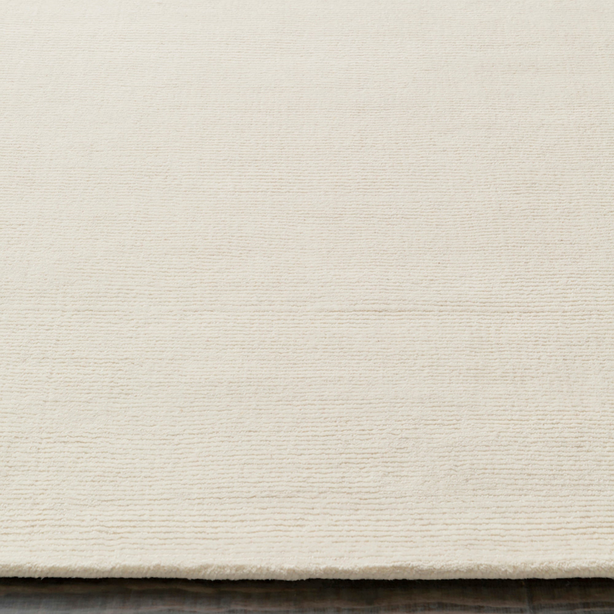 Mystique Modern Wool Modern Cream & Beige Rug 99x160cm - folded detail