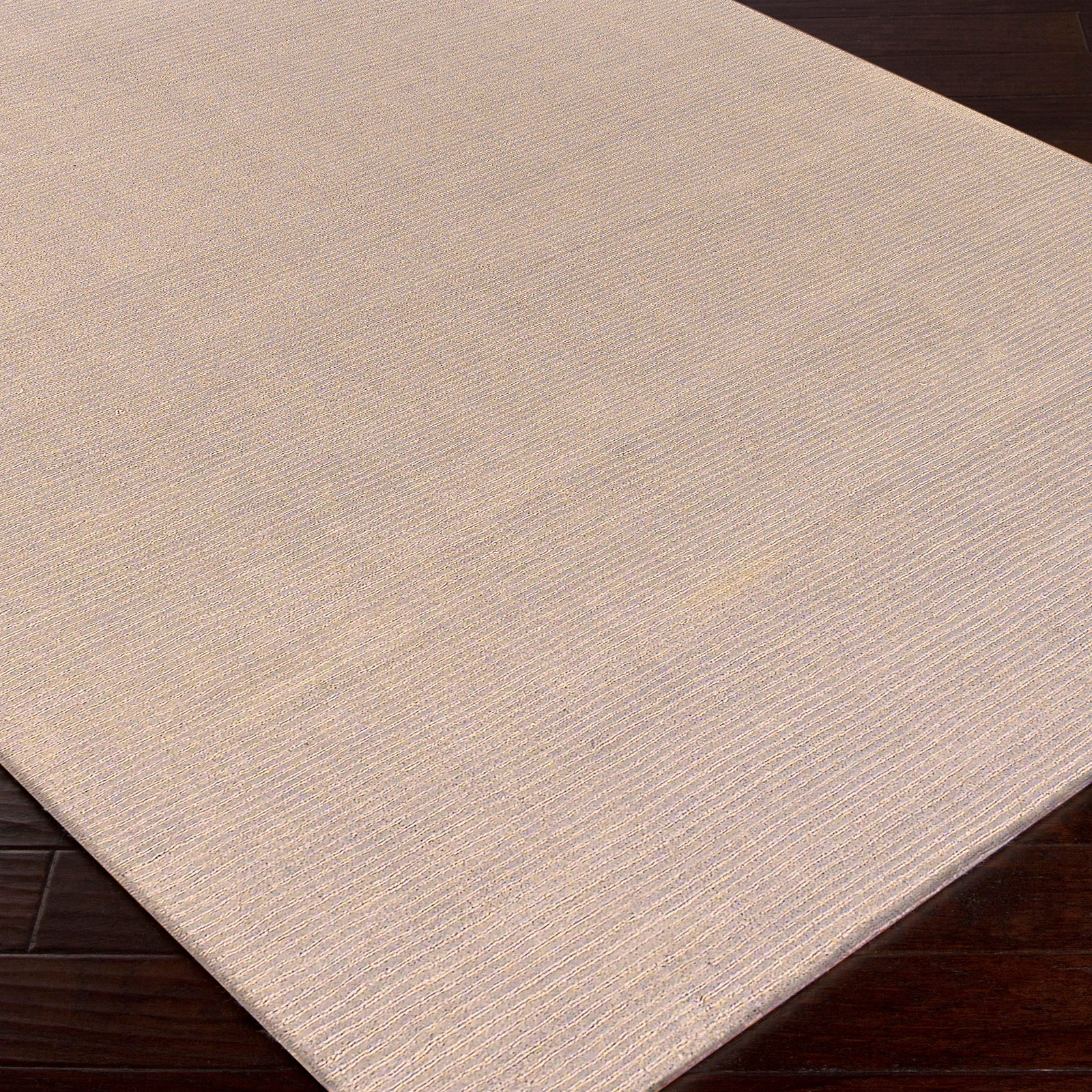 Mystique Modern Wool Modern Tan Rug 152x244cm - corner detail