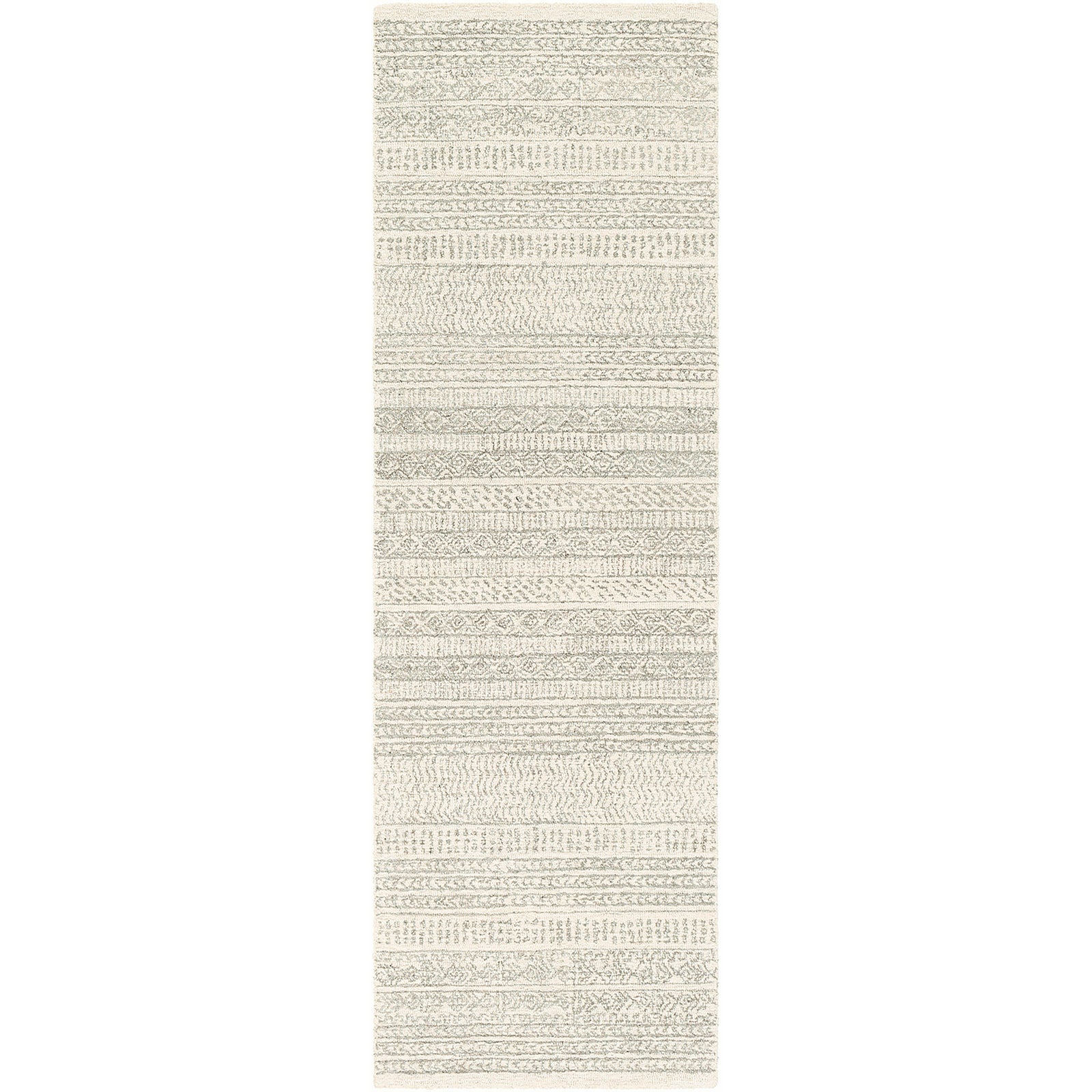 Maroc Global Wool Global Grey & Ivory Rug 91x152cm - product image