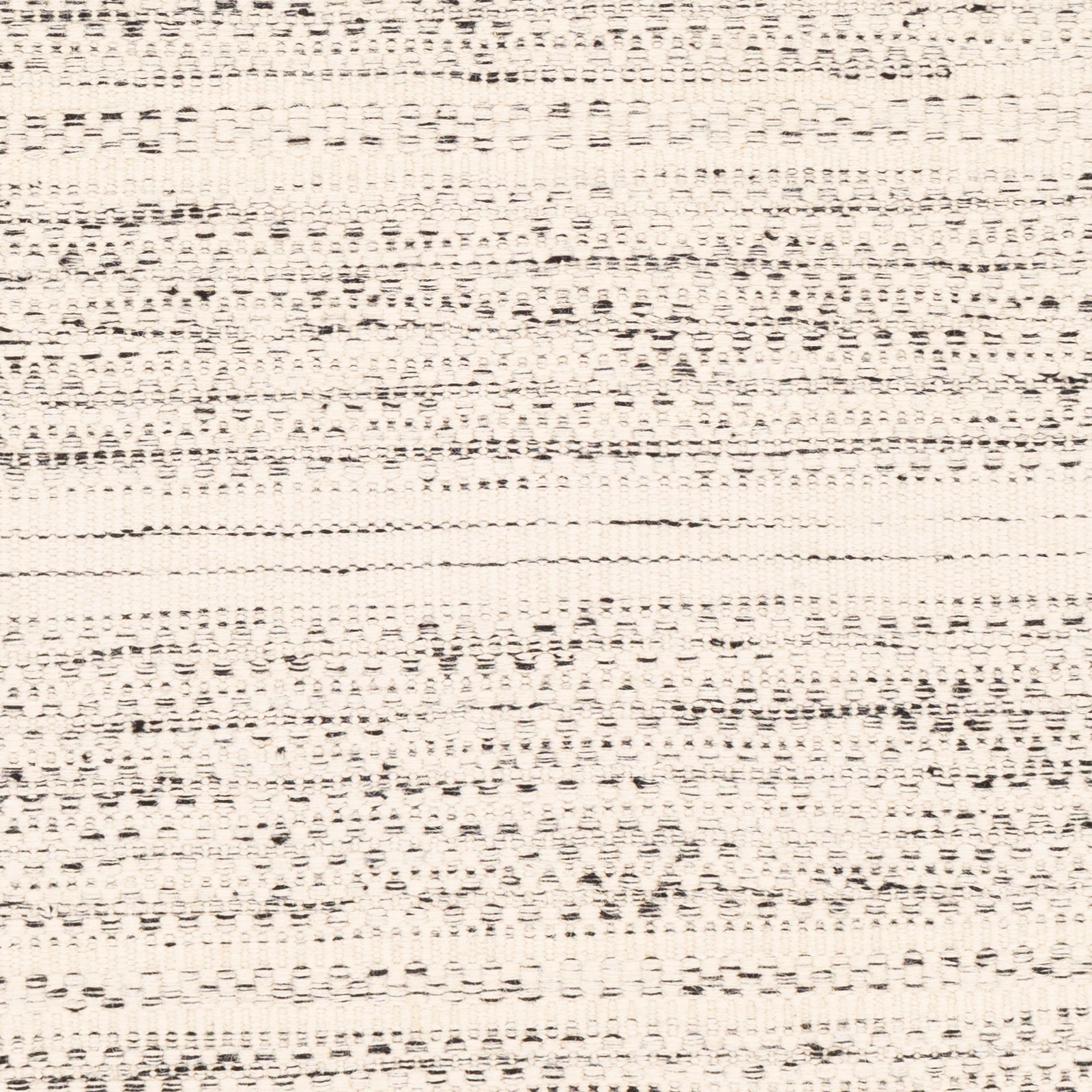 Mardin Global Wool Modern Cream & Black Rug 152x228cm - colour swatch