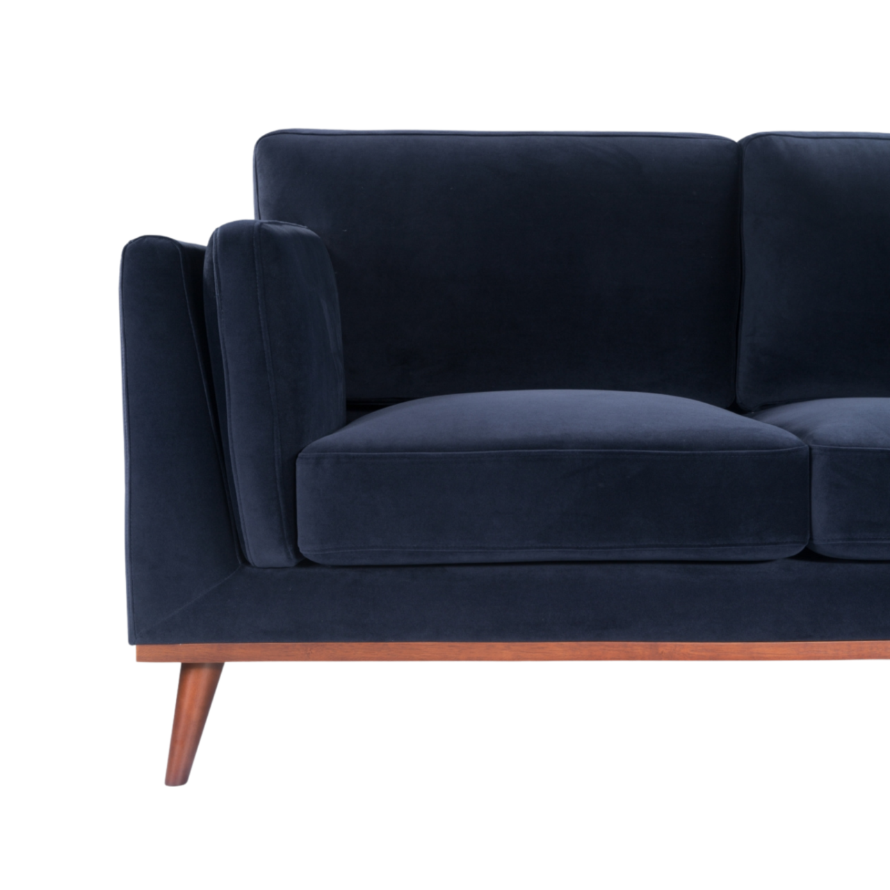 Mickey Midnight Blue Velvet Sofa | 2 Seater